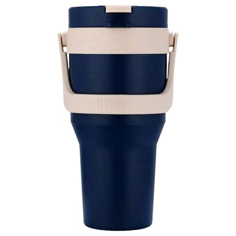 Oliveware Titan 750 ml Traveller Mug | Stainless Steel Inner | Insulat ...