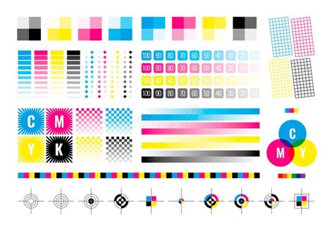 Cmyk Color Calibration Template Stock Illustrations – 96 Cmyk Color ...