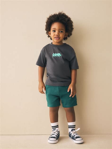 Buy Green Jersey Shorts (3mths-7yrs) from Next India