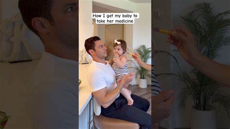 Clever mom shares adorable trick to help baby take medicine