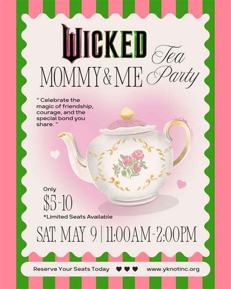 Wicked: Mommy & Me Tea Party, Berwyn Heights Community Center, College ...