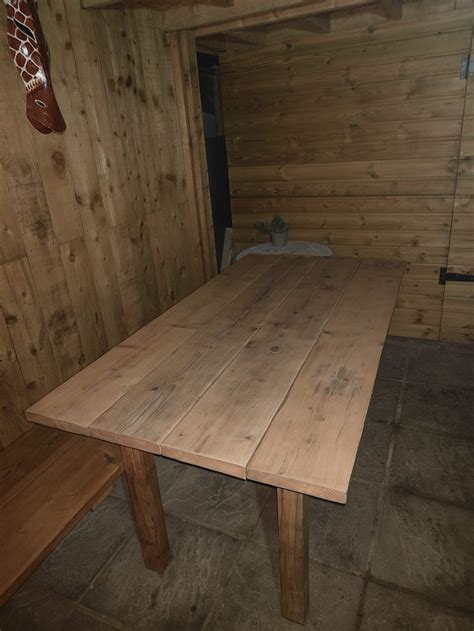 Rustic Table from Used 7ft Scaffold Boards – Bognor Regis