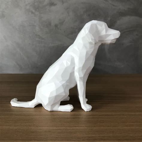 Labrador Retriever Low Poly - Free 3D Print Model - MakerWorld