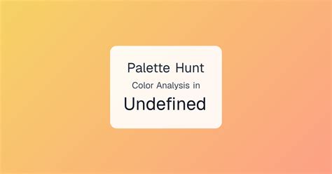 Color Analysis in Bellingham, United States | Palette Hunt