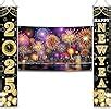 Amazon Com Katchon Xtralarge Happy New Year Banner Pack Of