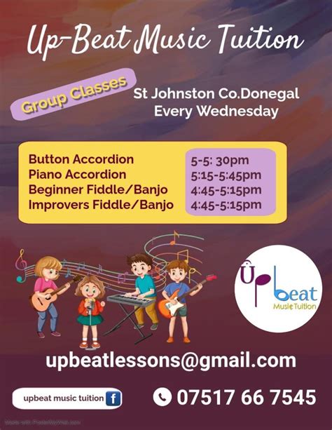 Music Classes St.Johnson, St Johnston & Carrigans Family Resource ...