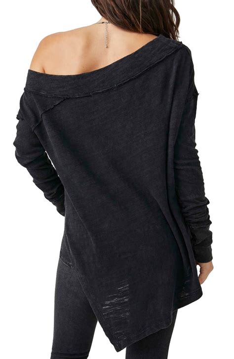 Free People To the Right Off the Shoulder Knit Top | Nordstrom