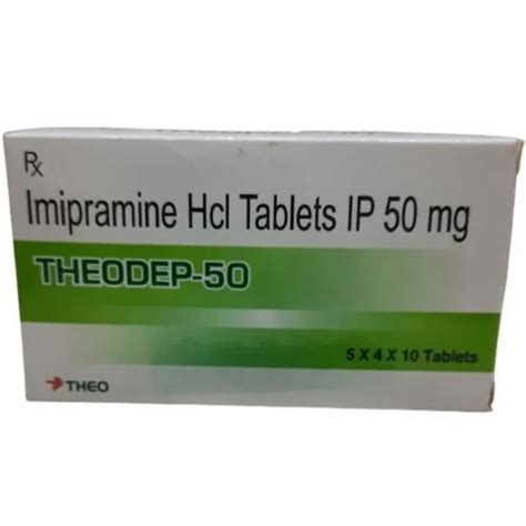 50 Mg THEODEP-50 Imipramine Hcl IP Tablets at ₹ 277/strip | Imipramine ...