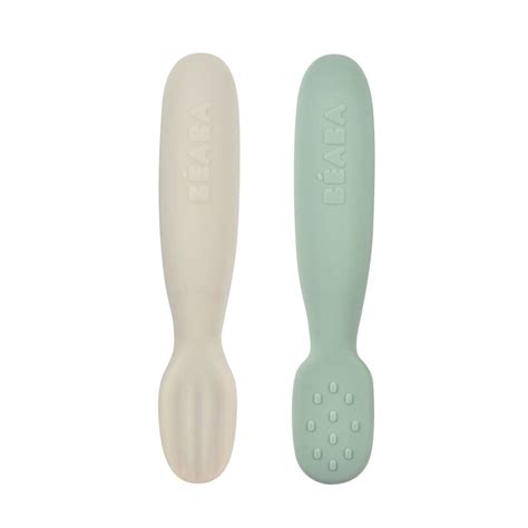 Beaba Set of 2 Silicone Training Pre Spoons – My Little Thieves