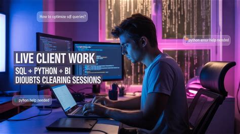 🔴 LIVE | Data Analyst Work + SQL Power BI Python Doubt Solving - YouTube