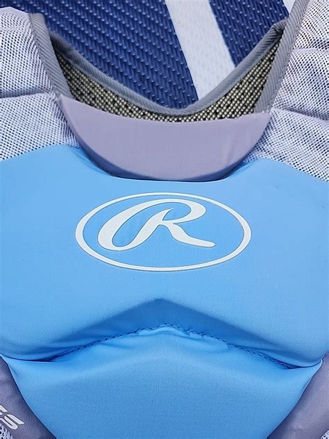 Rawlings Adult Velo Series Catchers Chest Protector Columbia Blue/Gray