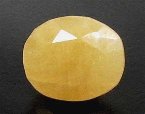 6.31/CT Natural Yellow Sapphire With Govt Lab Certificate (2331) | Gem ...