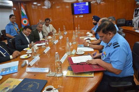 The Indian Air Force and Medhavi Skills University Sign a Historic MoU ...