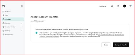 How to Transfer Domain in GoDaddy to Another GoDaddy Account? - Cloudbik