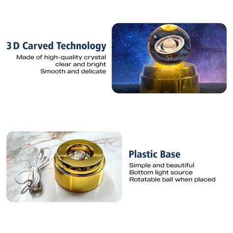 Crystal Ball Night Light – 3D Magical Glow | KidsBestie – Kids Bestie