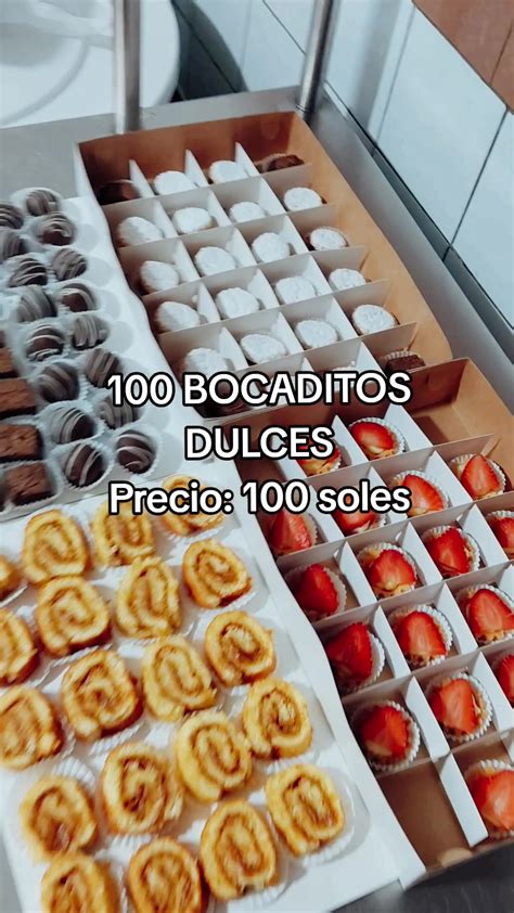 Variedad de bocaditos dulces para ti en Lima | TikTok