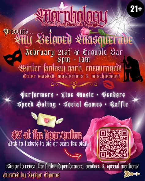 MORPHOLOGY; MY Beloved Masquerade ⚔️ ️‍🔥, Online event, Portland ...