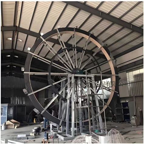 Crafted Wooden Water Wheel - Handmade Display Ornament Garden Landscape ...