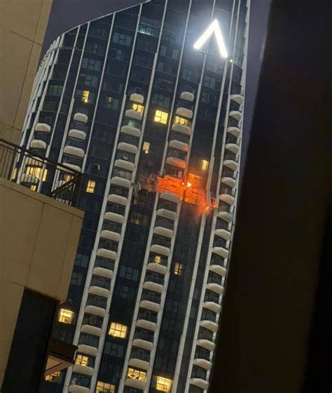 Luxury apartment block in Dubai hit by Iranian drone