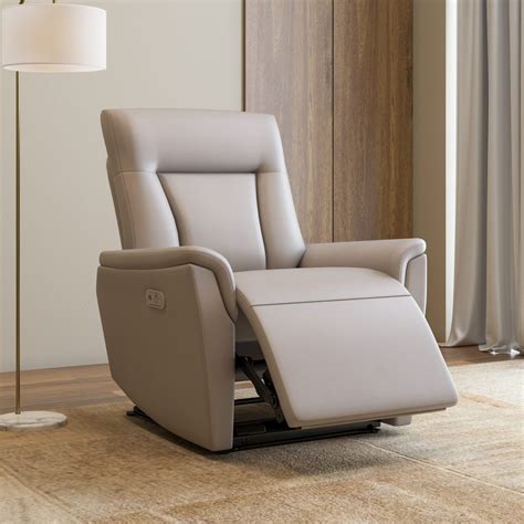 Credal 1 Seater Electric Rocker Recliner Sofa- Mocha – Nilkamal Homes