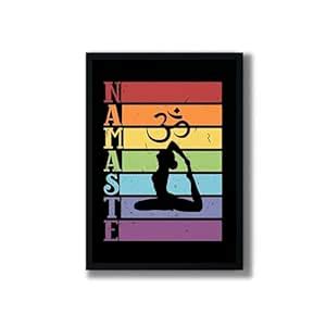 FRAME Bazaar 11 Quotes Yoga 11 | Motivational Wall Art Frame | Premium ...