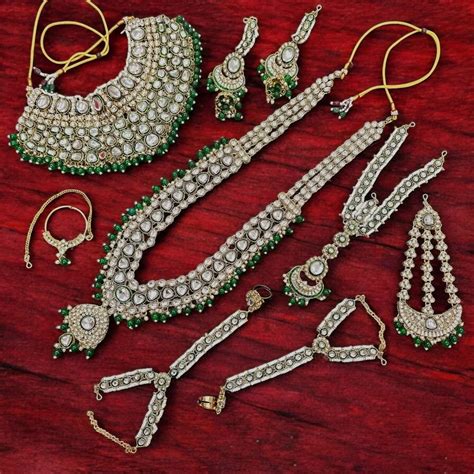 Gehana Mahal Full Bridal Necklace Set at ₹ 10000/set | Bridal Necklace ...