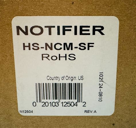 NOTIFIER HS-NCM-SF Network Communications Module ⭐USA STOCK SEALED IN ...