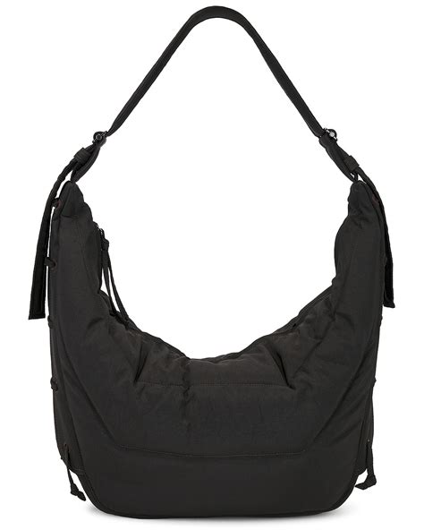 Lemaire Nylon Canvas Large Soft Game Bag in Dark Chocolate | FWRD