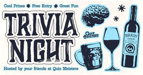 Weekly Tuesday Trivia at Archive, 100 Boundary Street, West End ...