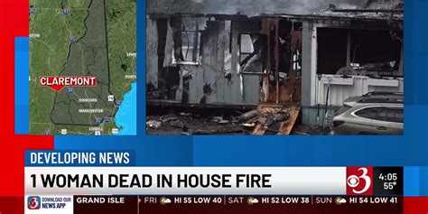 A woman is dead after an early morning fire in Claremont, New Hampshire.
