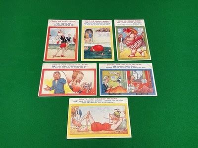 Bamforth Holiday Reply Comics | eBay UK