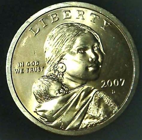 2007-D $1 Native American Dollar Sacagawea BU 22loc0614 | eBay.de