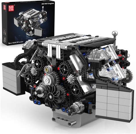 Mould King 10230 W12 Engine Building Block Set Moc Mini | Desertcart INDIA