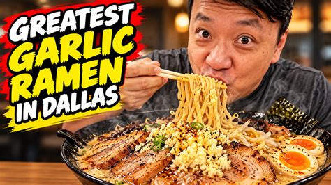 I found the best garlic ramen in Dallas! 🍜🧄
