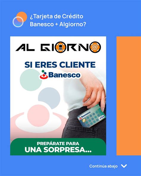 ¿Se viene una Tarjeta de Crédito Banesco en alianza con Algiorno? 👀 👉🏻 ...