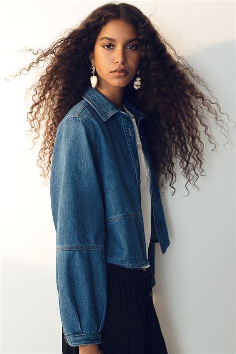 Denim shirt - Denim blue - Ladies | H&M IN