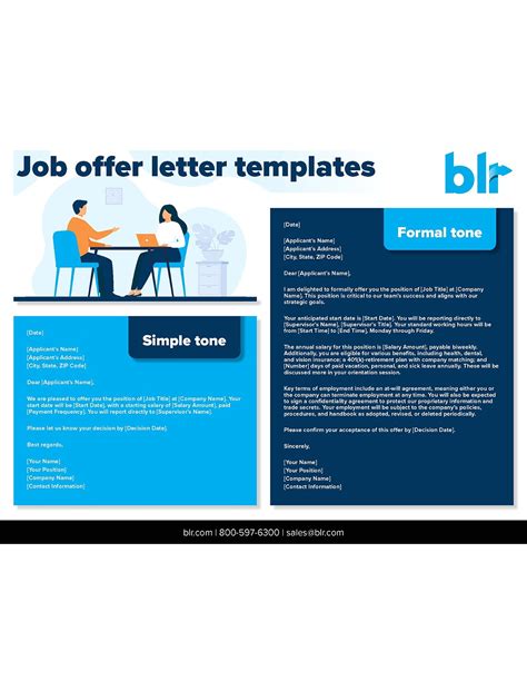 Free Job Offer Letter Templates