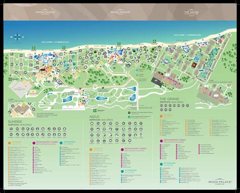 Moon Palace Cancun Hotel Map Robby Christie