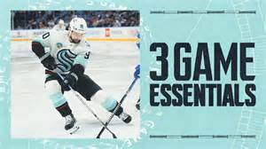 Kraken (17-14-9) at Capitals (19-13-6) | 4:00 p.m. | Seattle Kraken