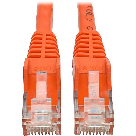 Tripp Lite Cat6 Gigabit Snagless Molded UTP Ethernet Cable RJ45 MM PoE ...