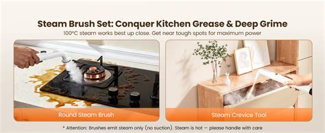 Uwant Y100 Steam 3-in-1 Carpet Spot Cleaner, 18Kpa 1750W 100℃ Steam/65 ...