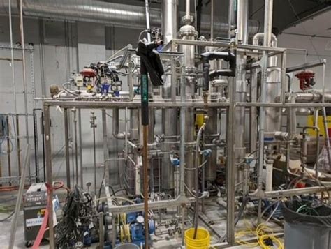 25 kg/h Stainless Steel Solvent Recovery & Fractional Distillation ...