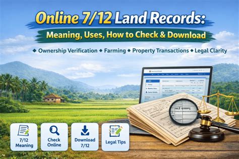 How to Check Land Records Online Through Official Government Portals