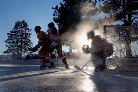Outdoor hockey takes over football stadiums as weather joins the game ...