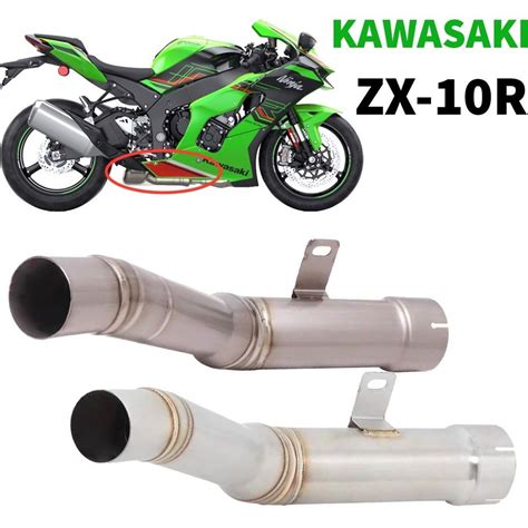 For Kawasaki Ninja Zx R Zx Rr Motorcycle Exhaust System Mid