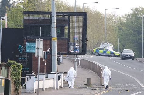 Homes evacuated after car explodes outside PSNI station in Dunmurry ...