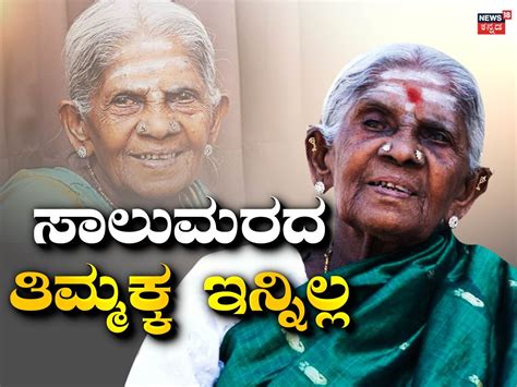 Saalumarada Thimmakka: ಪದ್ಮಶ್ರೀ ಪುರಸ್ಕೃತೆ ಸಾಲುಮರದ ತಿಮ್ಮಕ್ಕ ಇನ್ನಿಲ್ಲ ...