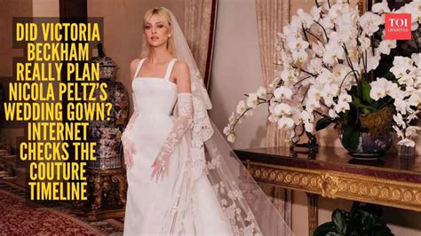 Bridal drama in Beckham land: Was Victoria ever meant to design Nicola ...