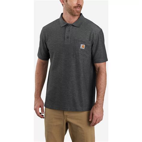 Carhartt Men's Small Regular Carbon Heather Short Sleeve Midweight ...