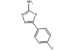 5-(4-fluorophenyl)-1,3,4-thiadiazol-2-amine | 942-70-1
